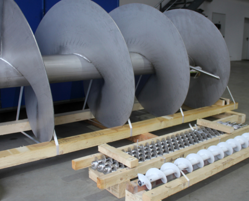 Schneckenwellen versandbereit Schneckenwellen versandbereit