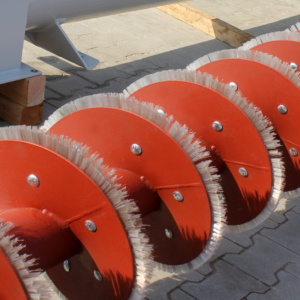 Schneckenwellen mit verschraubten Reinigungsbürsten