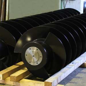 Dreigängige Wasserkraftschnecken bzw. Pumpenschnecke-Schneckenpumpe oder Hebeschnecke für Wasserturbinen oder Wasserhebewerke