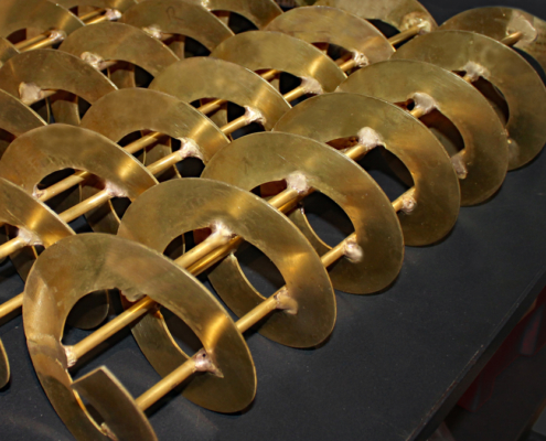 Förderspiralen aus Messing