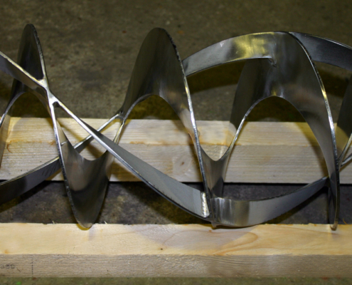 Mehrzügige achslose Schneckenspirale