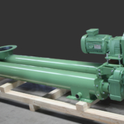 Stahlschnecken mit Aufsteckmotor und Kettentrieb Stahlschnecken mit Aufsteckmotor und Kettentrieb