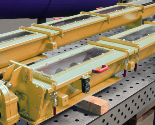 V-Schnecken mit Sichtfenstern V-Schnecken mit Sichtfenstern