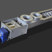 Mischschneckenförderer mit Getriebekasten aus 1.4462