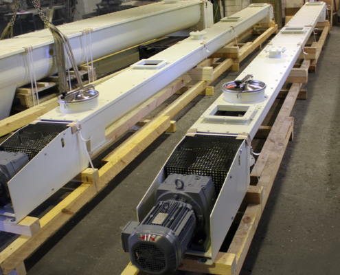 Staubschnecken mit Revisionsklappe Staubschnecken mit Revisionsklappe