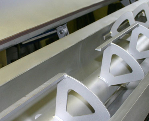 Konditionierschnecke mit Paddelwelle Konditionierschnecke mit Paddelwelle