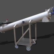 Mobiler Schneckenförderer verfahrbar